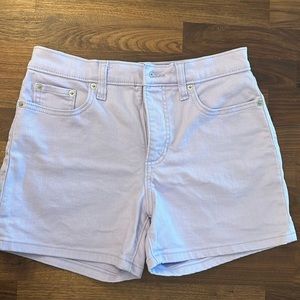 Banana Republic Light Purple Denim shorts / size 27/4